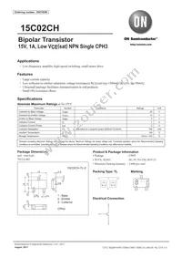 15C02CH-TL-E Datasheet Cover