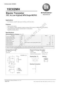 15C02MH-TL-E Datasheet Cover