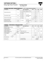 15ETX06-1 Datasheet Page 2