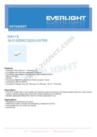 16-213SDRC/S530-A3/TR8 Datasheet Cover