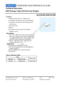 16-213SURC/S530-A5/TR8 Datasheet Cover