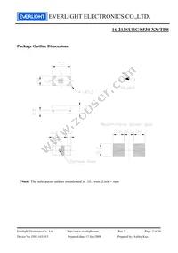 16-213SURC/S530-A5/TR8 Datasheet Page 2