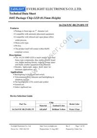 16-216/Y5C-BL2N1BY/3T Datasheet Cover