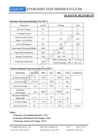 16-216/Y5C-BL2N1BY/3T Datasheet Page 3
