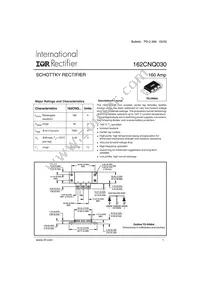 162CNQ030 Datasheet Cover