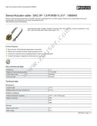 1669945 Datasheet Cover