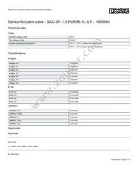 1669945 Datasheet Page 3