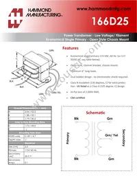 166D25 Datasheet Cover