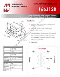 166J12B Datasheet Cover