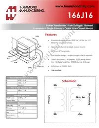 166J16 Datasheet Cover