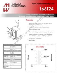 166T24 Datasheet Cover