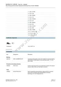 1680908 Datasheet Page 3