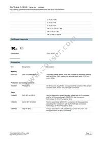 1680940 Datasheet Page 3