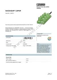 1683701 Datasheet Cover