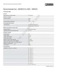 1692433 Datasheet Page 2