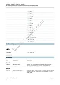 1692844 Datasheet Page 3