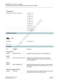 1692860 Datasheet Page 3