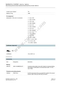 1695142 Datasheet Page 3