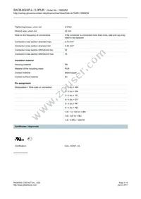 1695252 Datasheet Page 3