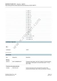 1695773 Datasheet Page 3