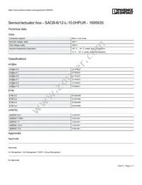 1695935 Datasheet Page 3