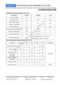 17-215SURC/S530-A3/TR8 Datasheet Page 3