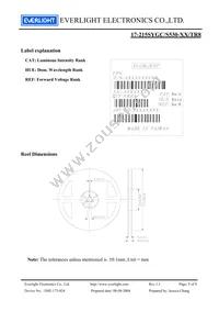 17-215SYGC/S530-E2/TR8 Datasheet Page 5