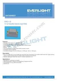 17-21SURC/S530-A2/TR8 Datasheet Cover