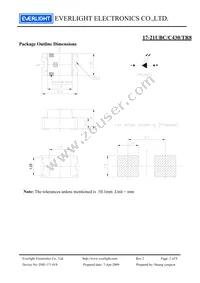 17-21UBC/C430/TR8 Datasheet Page 2