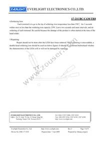 17-21UBC/C430/TR8 Datasheet Page 9