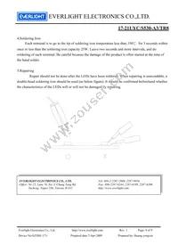 17-21UYC/S530-A3/TR8 Datasheet Page 9