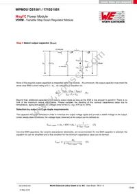 171021501 Datasheet Page 17