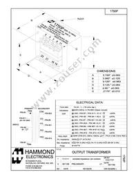 1750P Datasheet Cover