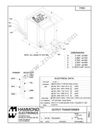 1750Q Datasheet Cover