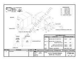 175B-NA Datasheet Cover