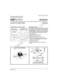 182NQ030 Datasheet Cover