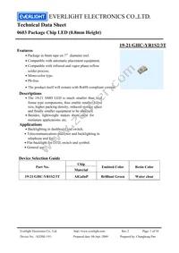 19-21/GHC-YR1S2/3T Datasheet Cover