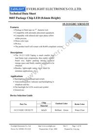 19-213/GHC-YR1S2/3T Datasheet Cover