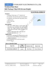 19-213/W1D-ANPHY/3T Datasheet Cover