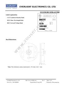 19-213SURC/S530-A3/TR8 Datasheet Page 5