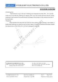 19-213UBC/C430/TR8 Datasheet Page 9