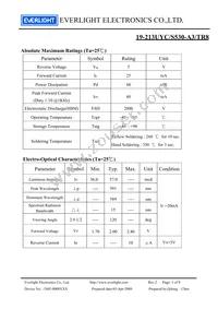 19-213UYC/S530-A3/TR8 Datasheet Page 3