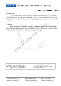 19-213UYC/S530-A3/TR8 Datasheet Page 9