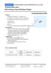 19-21SURC/S530-A3/TR8 Datasheet Cover