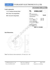 19-21SURC/S530-A3/TR8 Datasheet Page 5