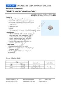 19-223SURSYGC/S530-A3/E3/TR8 Datasheet Cover