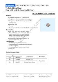 19-22SURSYGC/S530-A3/E2/TR8 Datasheet Cover