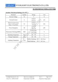 19-22SURSYGC/S530-A3/E2/TR8 Datasheet Page 3