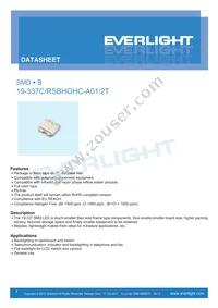 19-337C/RSBHGHC-A01/2T Datasheet Cover
