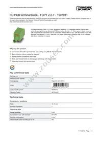 1907911 Datasheet Cover